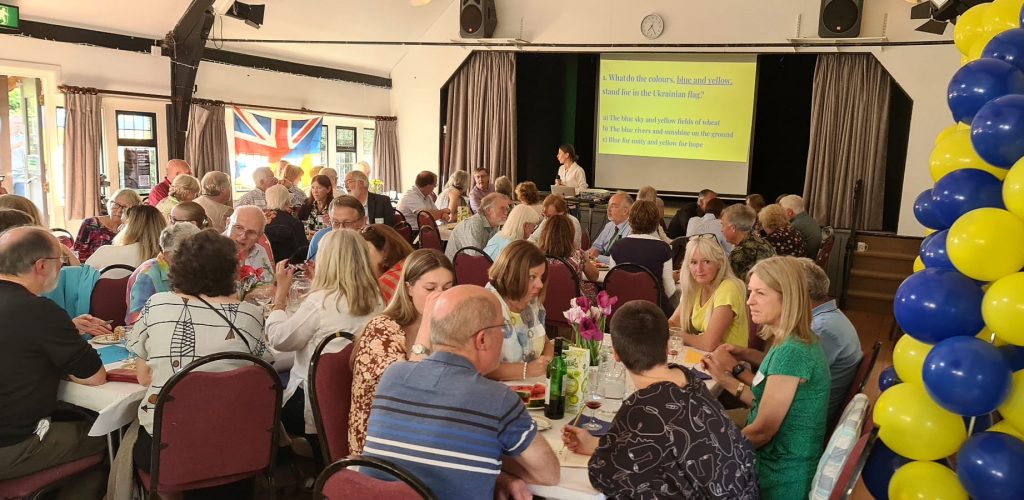 Celebration of support dinner- a special “Thank You” for our British friends